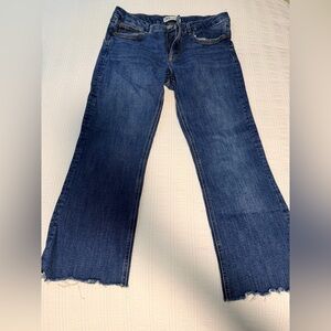 Zara Dark Blue Flare Jeans